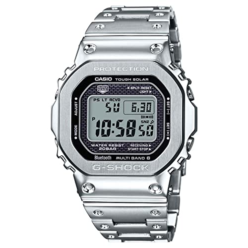 Casio Herren Digital Quarz Uhr mit Edelstahl Armband GMW-B5000D-1ER