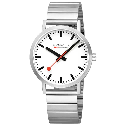 Mondaine Classic Unisex White Watch A660.30360.16SBJ