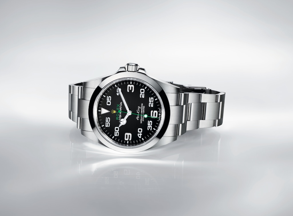 Rolex Neuheiten 2022 - Air King - Uhr liegend